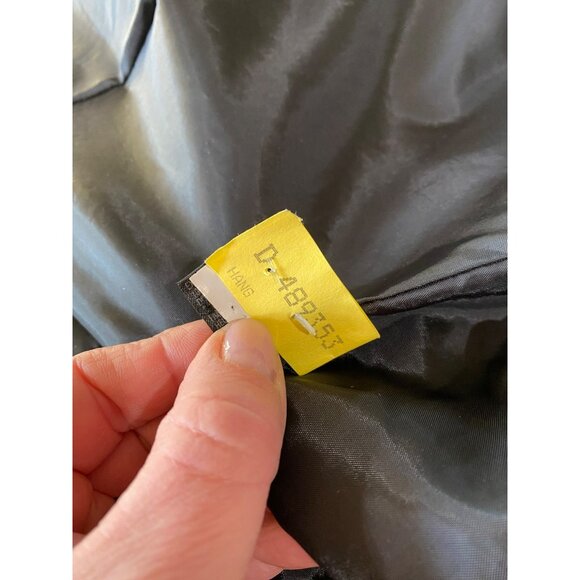 Tahari Arthur S. Levine Petite Open Front Tweed Jacket With Frayed Edges Black/W - Picture 7 of 10